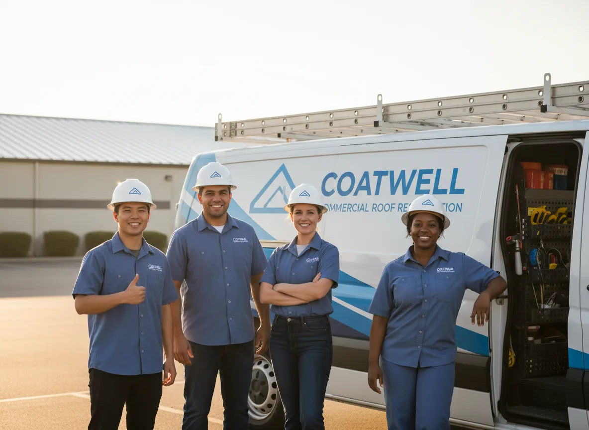 Commercial roof coating company in Shevlin, MN